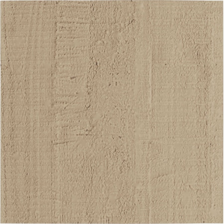 Ekena Millwork 6"W x 6"H Rough Cedar Rustic Faux Wood Material Sample, Primed Tan SAMPLE-UR06RCPR